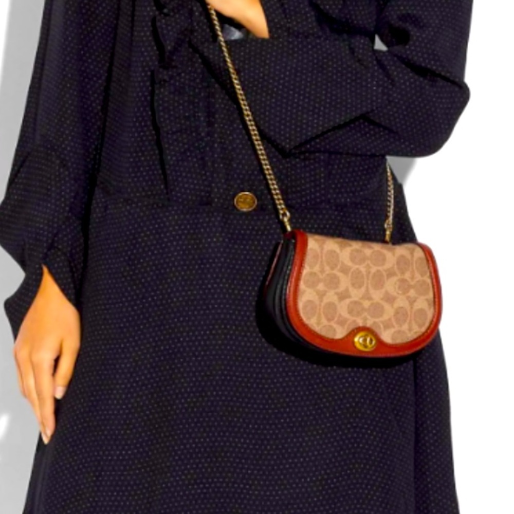 Coach Signature Saddle Belt Crossbody Bag